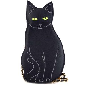NWT! Super Cute! Ella & Elly Black Cat crossbody bag.
